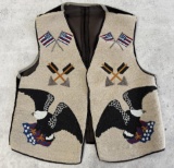 Standing Rock Sioux Indian Beaded Vest