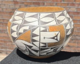 Acoma Pueblo Polychrome Olla Water Pot