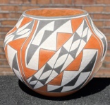 Barbara Cerno Acoma Pueblo Polychrome Pot