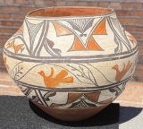 Acoma Pueblo Polychrome Olla Water Pot