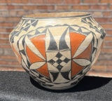 Acoma Pueblo Polychrome Olla Water Pot