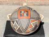 Acoma Pueblo Polychrome Canteen