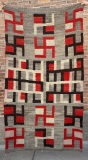 Navajo Transitional Swastika Whirling Log Rug