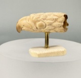 Alaskan Inuit Eskimo Carved Whale Tooth