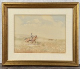 Edward Borein Remuda Watercolor Painting
