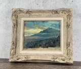 Clark Hulings Chimayo New Mexico Oil Painting
