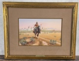 William Steve Seltzer Montana Indian Painting
