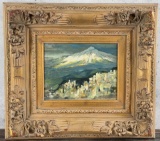 Clark Hulings Chimayo New Mexico Oil Painting