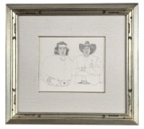 John Nieto Armond Lara Self Portrait Drawing