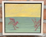 Kristi Hager First Days Encounter Oil Painting