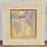 Kristi Hager Mr. Entertainment Oil Painting