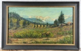 Raphael Lillywhite Colorado Oil on Canvas Painting