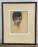 Maynard Dixon Mexican Girl Oct. 1926 Drawing