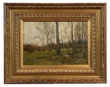 Charles Paul Gruppe Autumn Pasture Painting