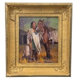 Don Oelze Mato Topes War Horse Painting