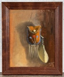 Tom Lucas Still Life Oil on Board Painting