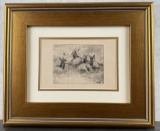 Alexander Phimister Proctor Bull Elk Etching
