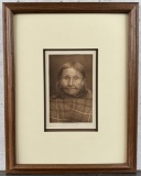 Edward Curtis Photogravure Kaktsamah Cowlitz