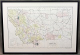 1938 State of Montana Map