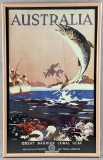 Australia Great Barrier Reef Travel Poster