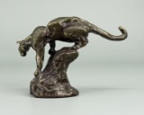 Philip R Goodwin Mountain Lion Bronze