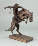 Frederic Remington The Bronco Buster Bronze