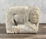 Larry Yazzie The Wagerer Alabaster Carving