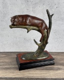 Sleeping Jaguar Bronze