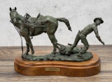 Michael Thomas Living on the Edge Bronze