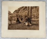 Edward Curtis Resting In The Harvest Field