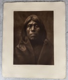 Edward Curtis Quniaika Mohave Photogravure