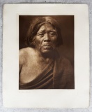 Edward Curtis Mat Stams Maricopa Photogravure