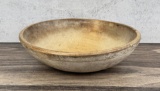 Antique Primitive Farmhouse Wood Dough Bowl