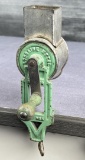 Antique Lorraine Metal Crank Handle Cheese Grater