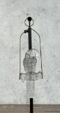 Hanging Glass Parrot Wall Sculpture