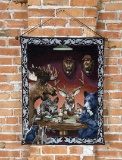 Animals Playing Poker Wall Tapestry