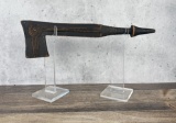Republic of the Congo Dengese Wood Ceremonial Ax