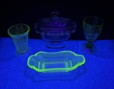 Uranium Vaseline Glass Dishes