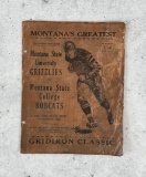 1933 Montana Grizzlies Bobcats Football Program