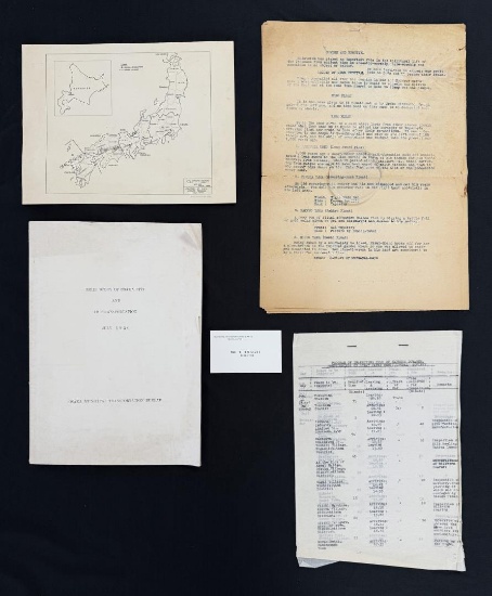Collection of Post WW2 Japanese Maps and Documents | Online Auctions ...