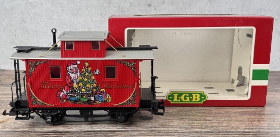 Lehmann G Scale 44650 Christmas Caboose