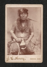 J.C. Avery God Man Indian Cabinet Photo
