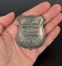 US Indian Police Badge