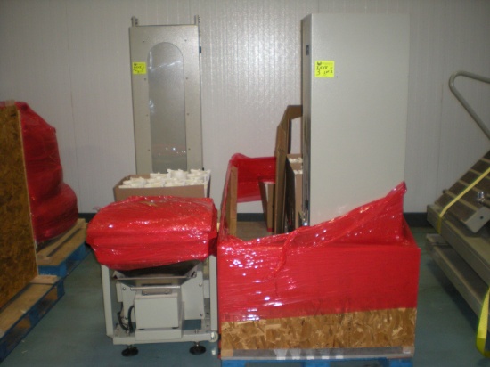 Vertical enclosed conveyor,dissassembled