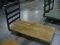 Metal flat bed roller wooden base (3'9