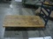 Metal flat bed roller wooden base (4'x3'x2')