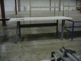 White work table (8'x3'x3')