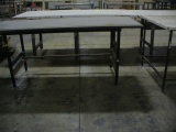 Gray work table (7'x3'x3')