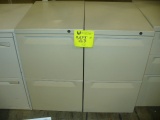 Metal 2 drawer file cabinet (1'2
