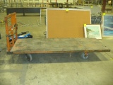 Flatbed rolling cart with handle (8'7